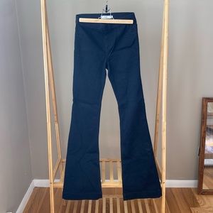 Cello Boutique Stretch Flare Denim Black Pants
